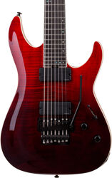 Bariton elektrische gitaar Schecter C-7 FR SLS Elite - Blood Burst