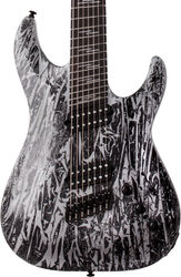 Multi-scale gitaar Schecter C-7 Multiscale - Silver mountain