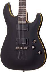 Demon-6 - aged black satin