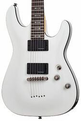 Elektrische gitaar in str-vorm Schecter Demon-6 - Vintage white