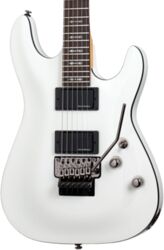 Elektrische gitaar in str-vorm Schecter Demon-6 FR - Vintage white
