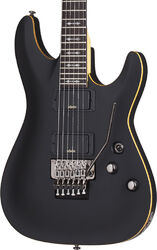Elektrische gitaar in str-vorm Schecter Demon-6 FR - Aged black satin