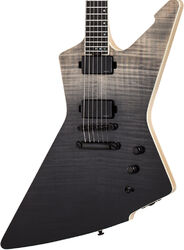Metalen elektrische gitaar Schecter E-1 SLS Elite - Black fade burst