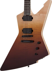 Metalen elektrische gitaar Schecter E-1 SLS Elite - Antique fade burst