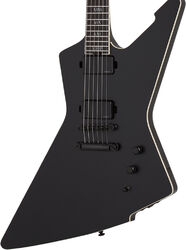 Metalen elektrische gitaar Schecter E-1 SLS Evil Twin - Satin black