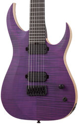 7-snarige elektrische gitaar Schecter John Browne Tao-7 - Satin trans purple
