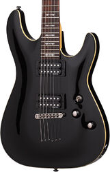 Elektrische gitaar in str-vorm Schecter Omen-6 - Black