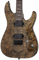 Elektrische gitaar in str-vorm Schecter Omen Elite-6 - Charcoal