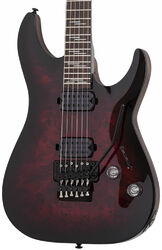 Elektrische gitaar in str-vorm Schecter Omen Elite-6 FR - Black cherry burst