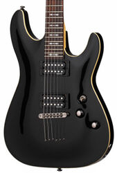 Elektrische gitaar in str-vorm Schecter Omen Extreme-6 - See-thru black