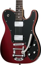 Televorm elektrische gitaar Schecter PT Fastback II B - Metallic red