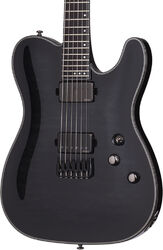 Televorm elektrische gitaar Schecter Hellraiser Hybrid PT - Transp. black burst