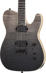 Televorm elektrische gitaar Schecter PT SLS Elite - Black fade burst