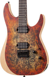 Elektrische gitaar in str-vorm Schecter Reaper-6 - Satin inferno burst