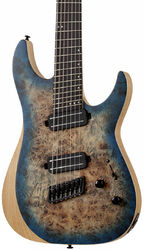 Multi-scale gitaar Schecter Reaper-7 Multiscale - Satin sky burst