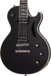 Enkel gesneden elektrische gitaar Schecter Solo-II Blackjack - Black