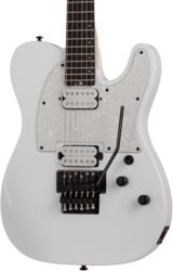 Televorm elektrische gitaar Schecter Sun Valley Super Shredder PT FR - Metallic white