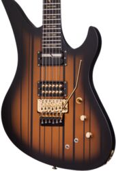 Elektrische gitaar in str-vorm Schecter Synyster Custom-S - Satin gold burst