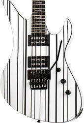 Synyster Standard - gloss white with black pinstripes