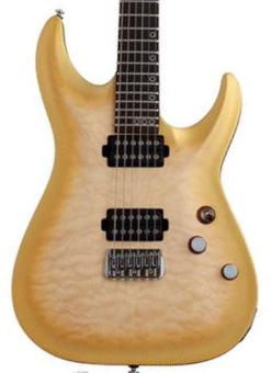 Elektrische gitaar in strat vorm Schecter Omen Extreme II - Gold Rush