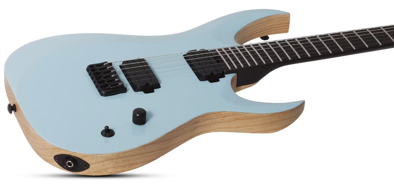 Schecter John Browne Tao-6 Signature 2h Ht Eb - Azure - Metalen elektrische gitaar - Variation 1
