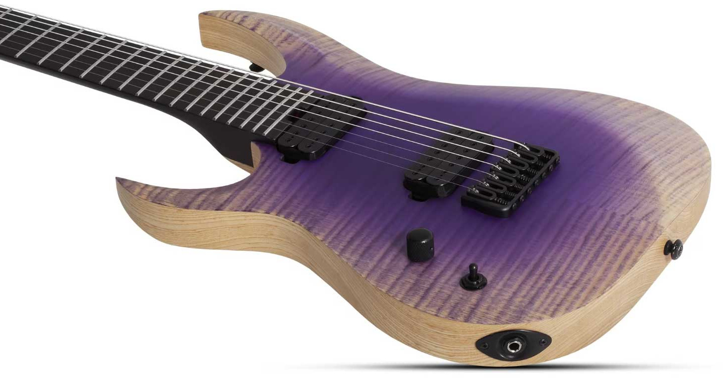 Schecter John Browne Tao-7 Signature Baryton Gaucher 2h Ht Eb - Ozone Burst - Bariton elektrische gitaar - Variation 2