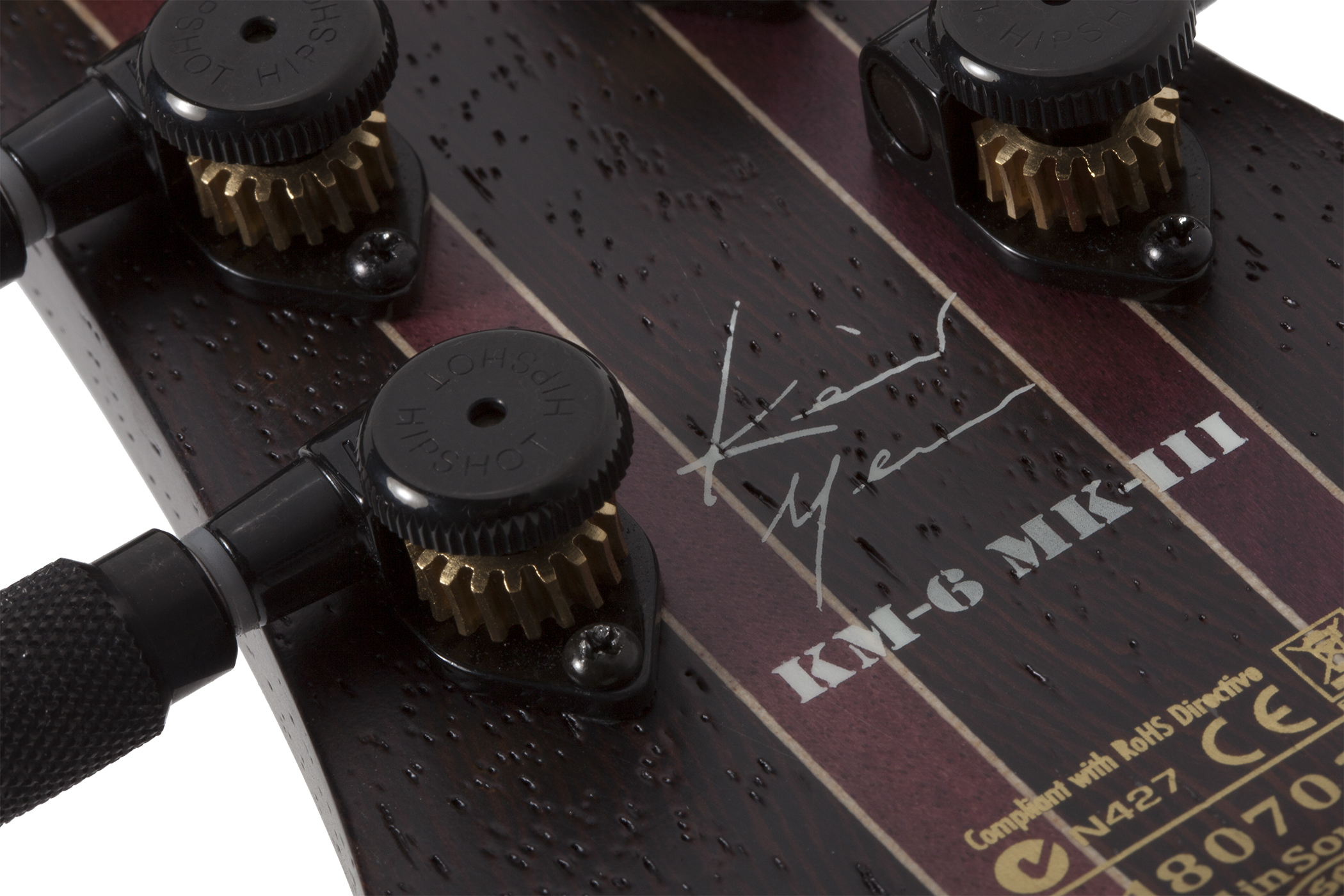 Schecter Keith Merrow Km-6 Mk-iii Artist Signature 2h Ht Eb - Trans Black Burst - Guitarra eléctrica de doble corte. - Variation 5