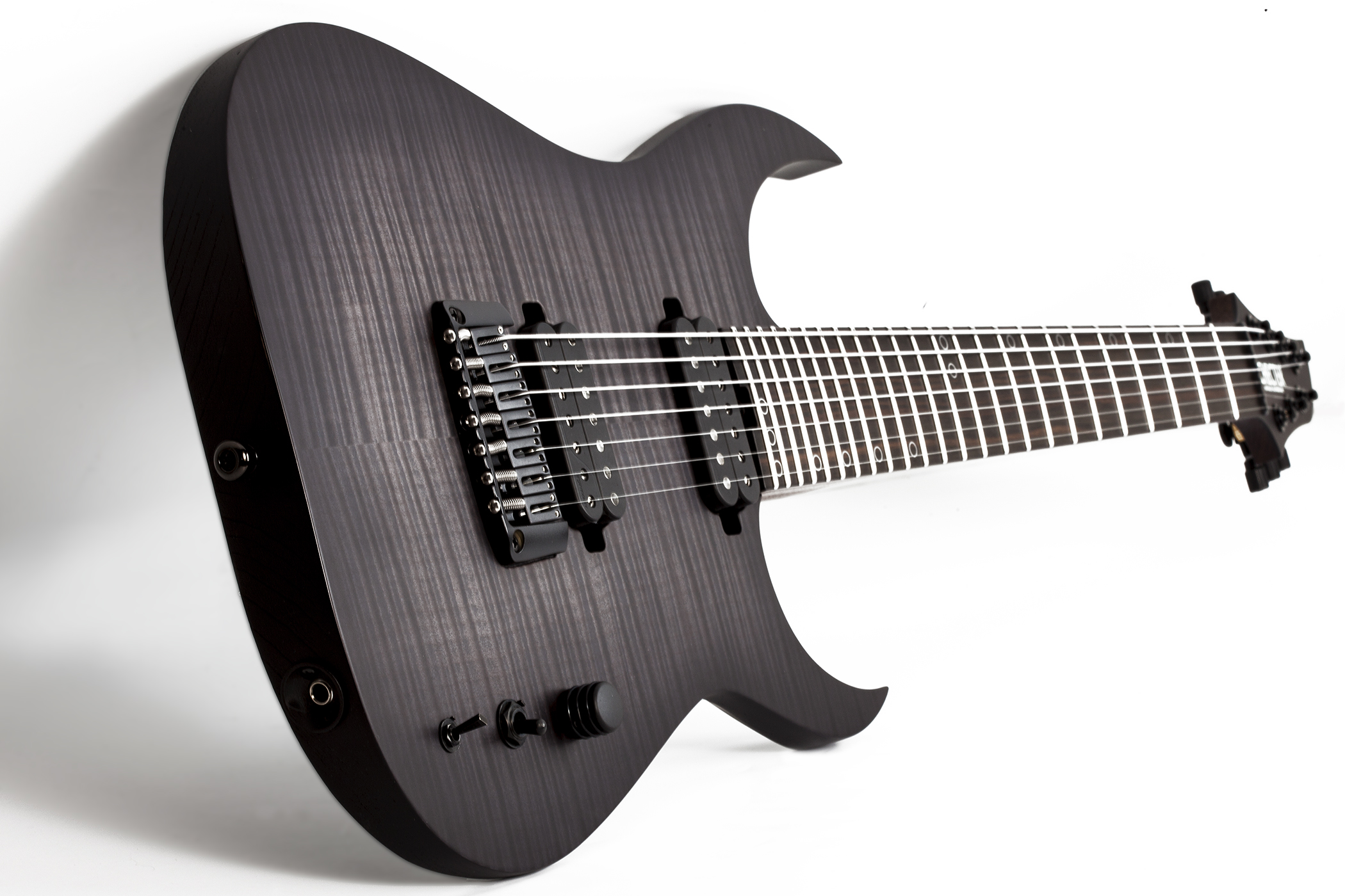 Schecter Keith Merrow Km-7 Mk-iii Artist Signature 7c 2h Ht Eb - Trans Black Pearl - 7-snarige elektrische gitaar - Variation 6