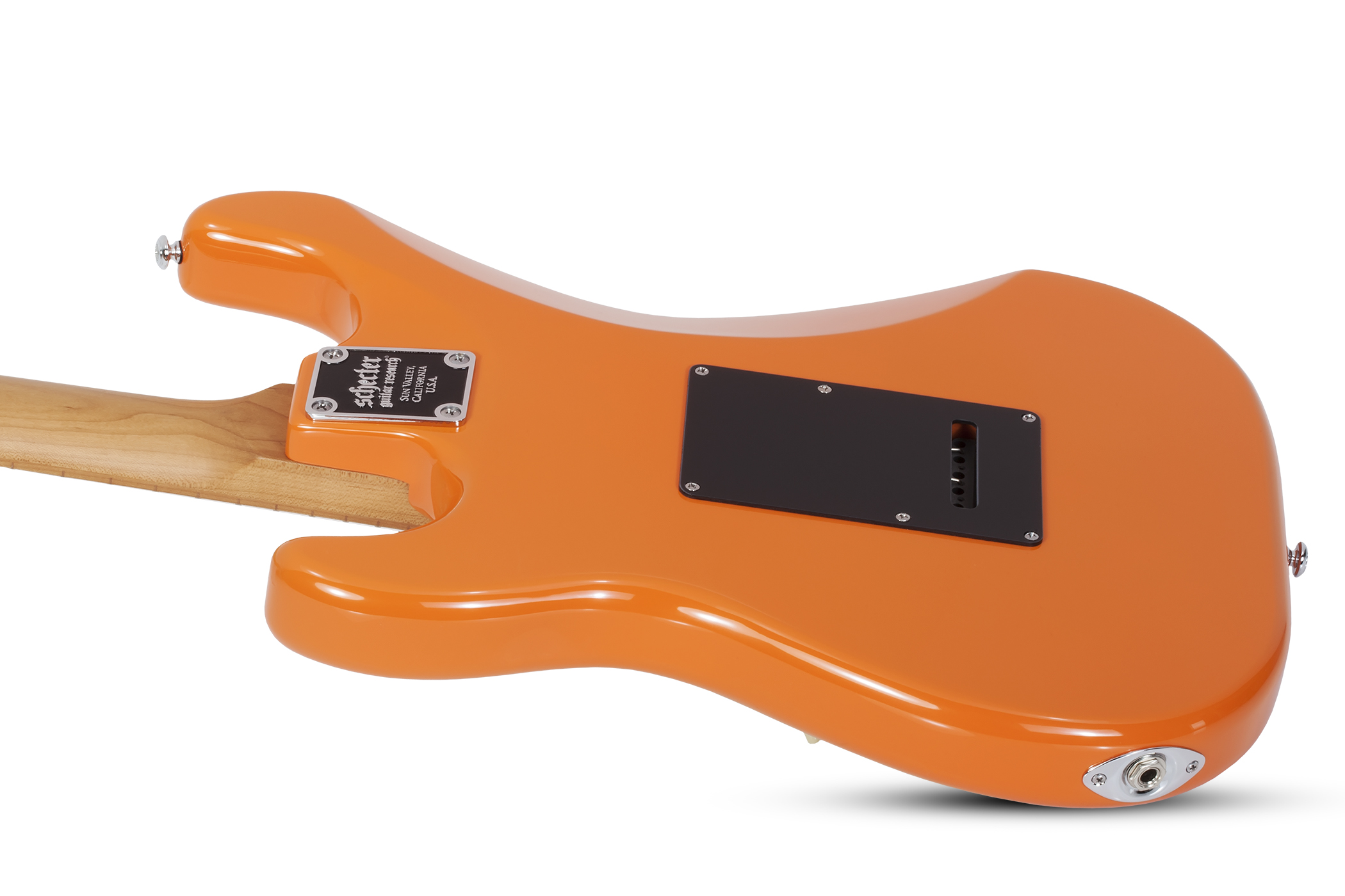 Schecter Nick Johnston Traditional Hss Signature Trem Eb - Atomic Orange - Elektrische gitaar in Str-vorm - Variation 2