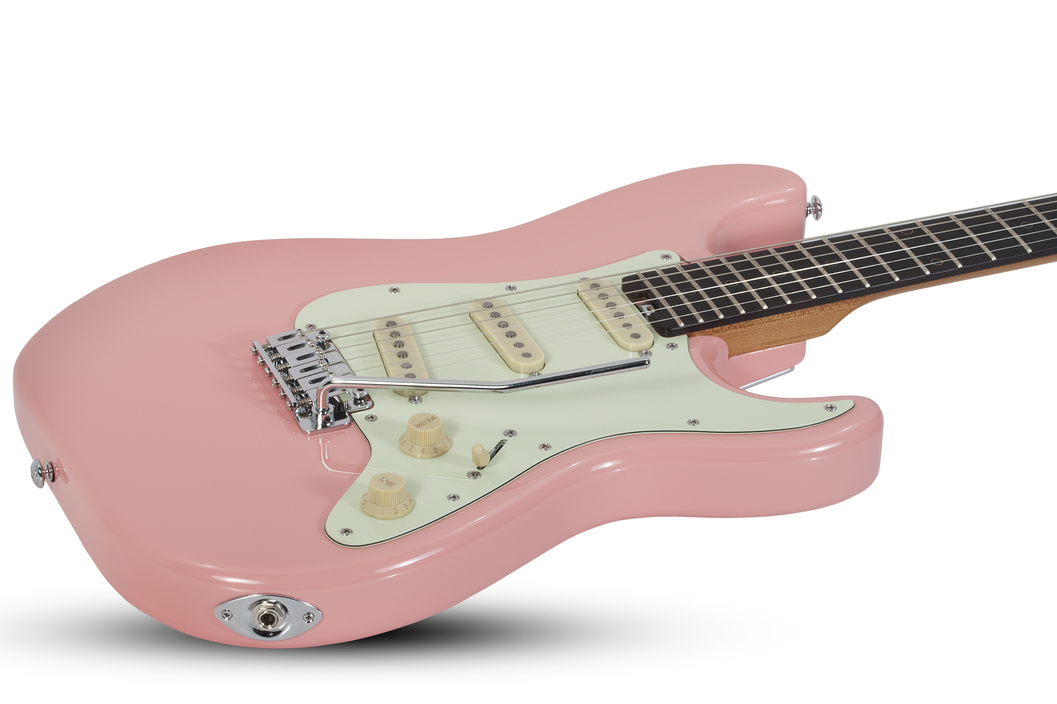 Schecter Nick Johnston Traditional Signature 3s Trem Eb - Atomic Coral - Elektrische gitaar in Str-vorm - Variation 1