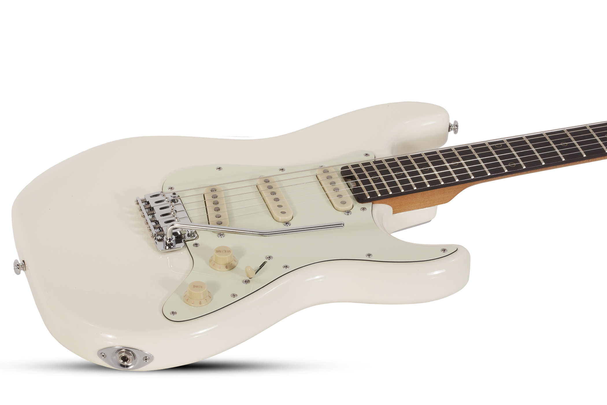 Schecter Nick Johnston Traditional Signature 3s Trem Eb - Atomic Snow - Elektrische gitaar in Str-vorm - Variation 1