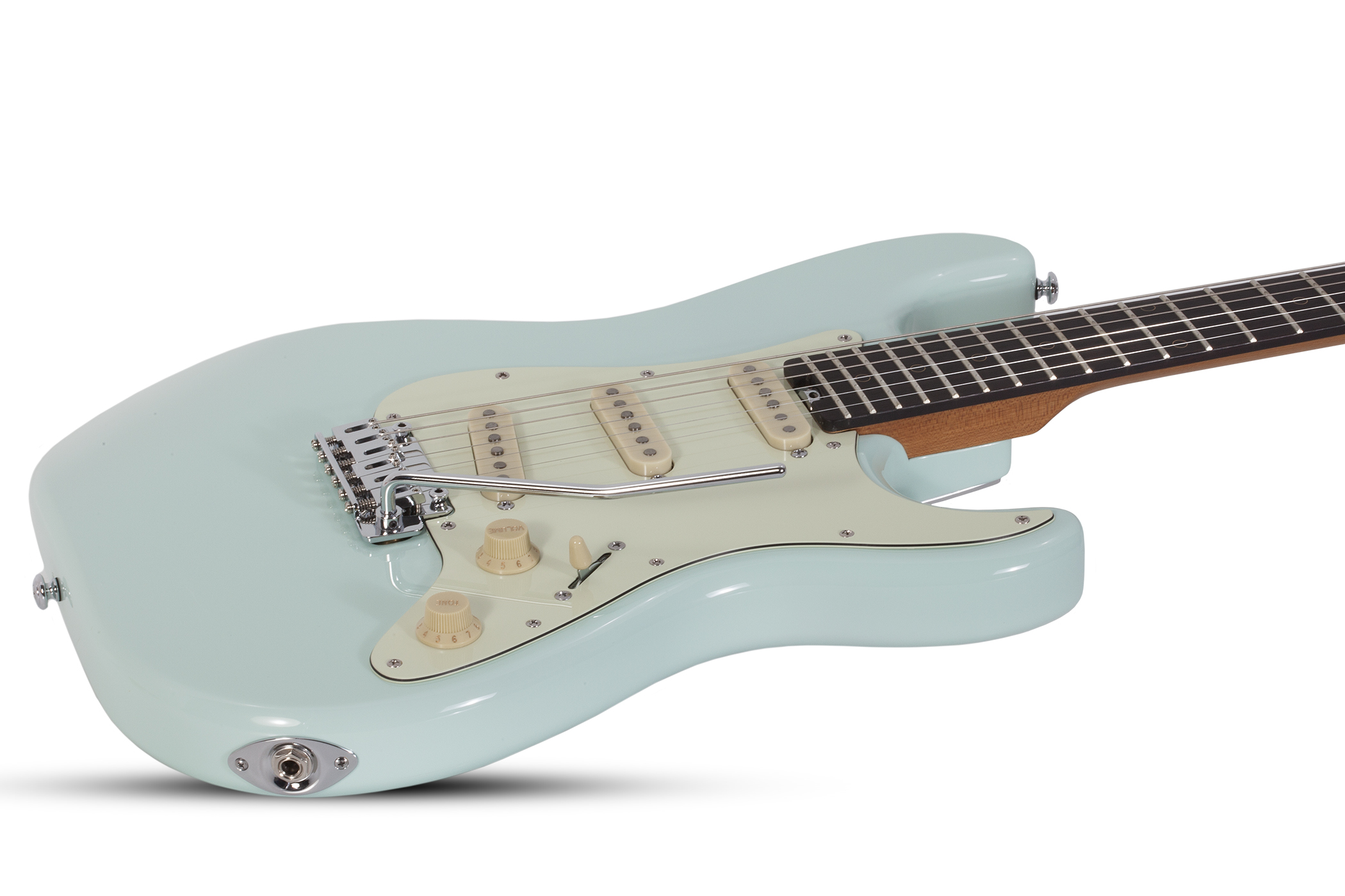 Schecter Nick Johnston Traditional Signature 3s Trem Eb - Atomic Frost - Elektrische gitaar in Str-vorm - Variation 1