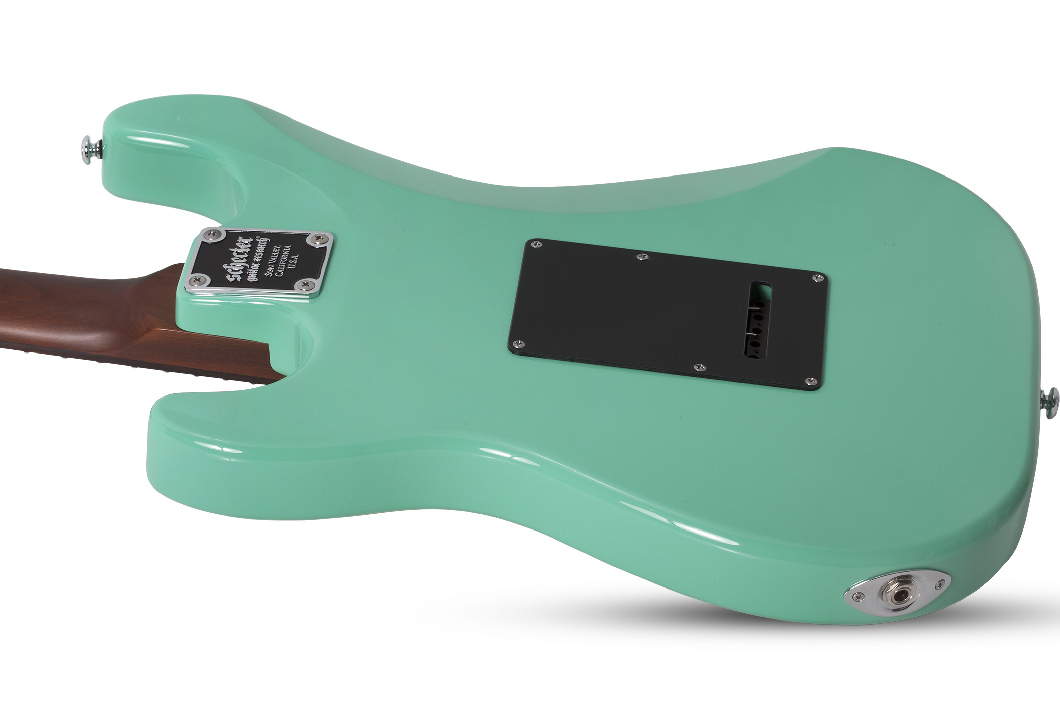 Schecter Nick Johnston Traditional Signature 3s Trem Eb - Atomic Green - Elektrische gitaar in Str-vorm - Variation 2