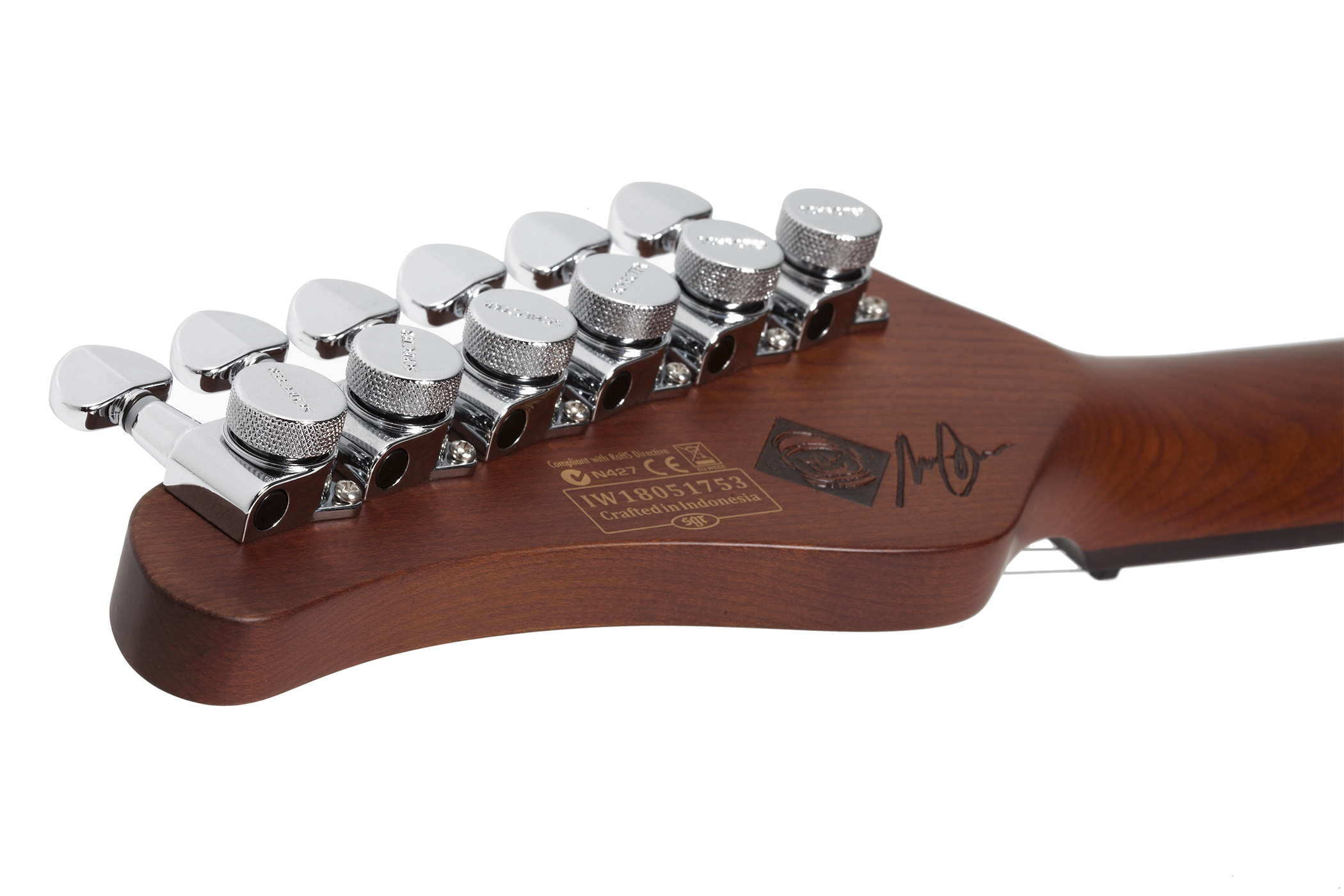 Schecter Nick Johnston Traditional Signature 3s Trem Eb - Atomic Green - Elektrische gitaar in Str-vorm - Variation 5