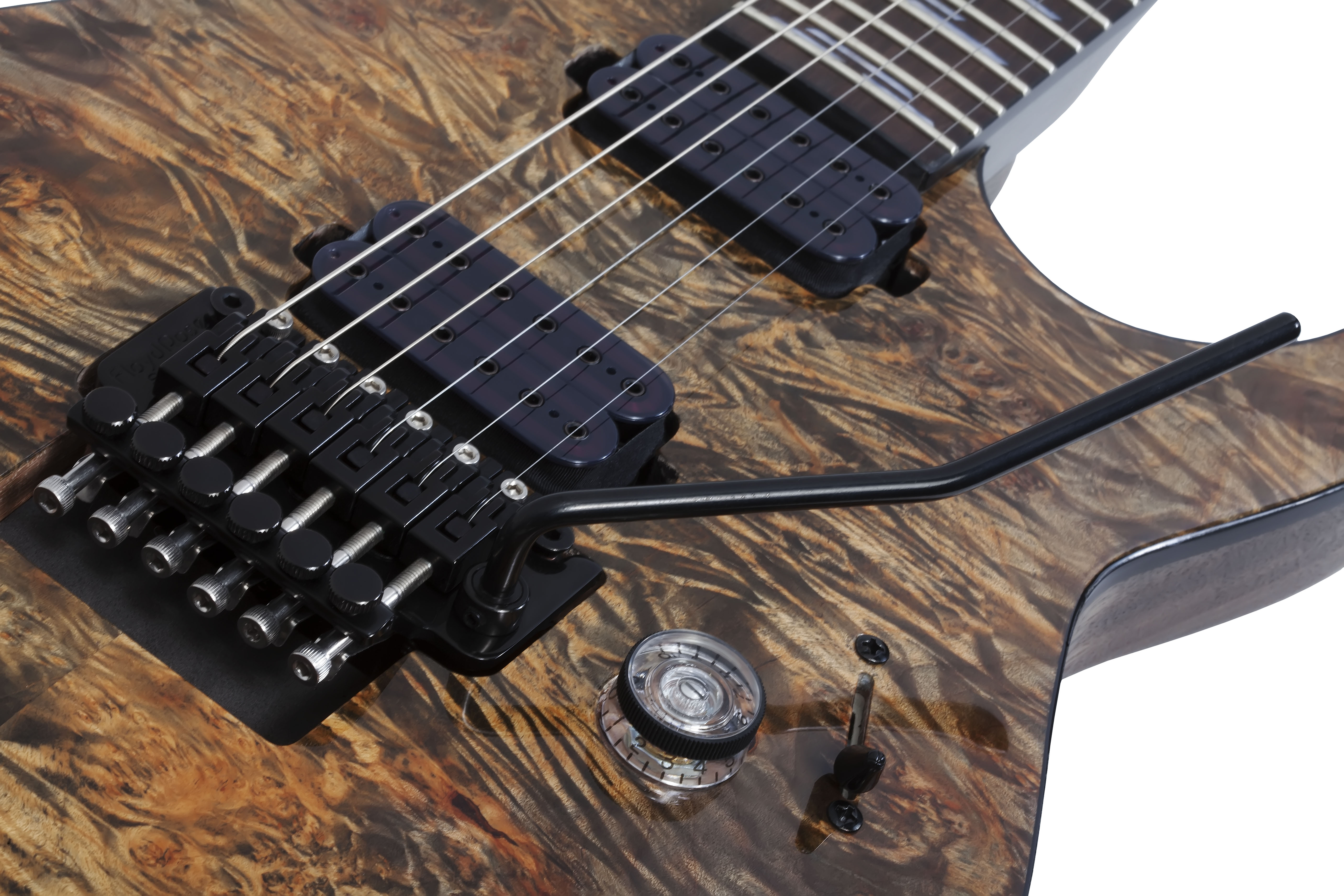 Schecter Omen Elite-6 Fr 2h Rw - Charcoal - Elektrische gitaar in Str-vorm - Variation 3
