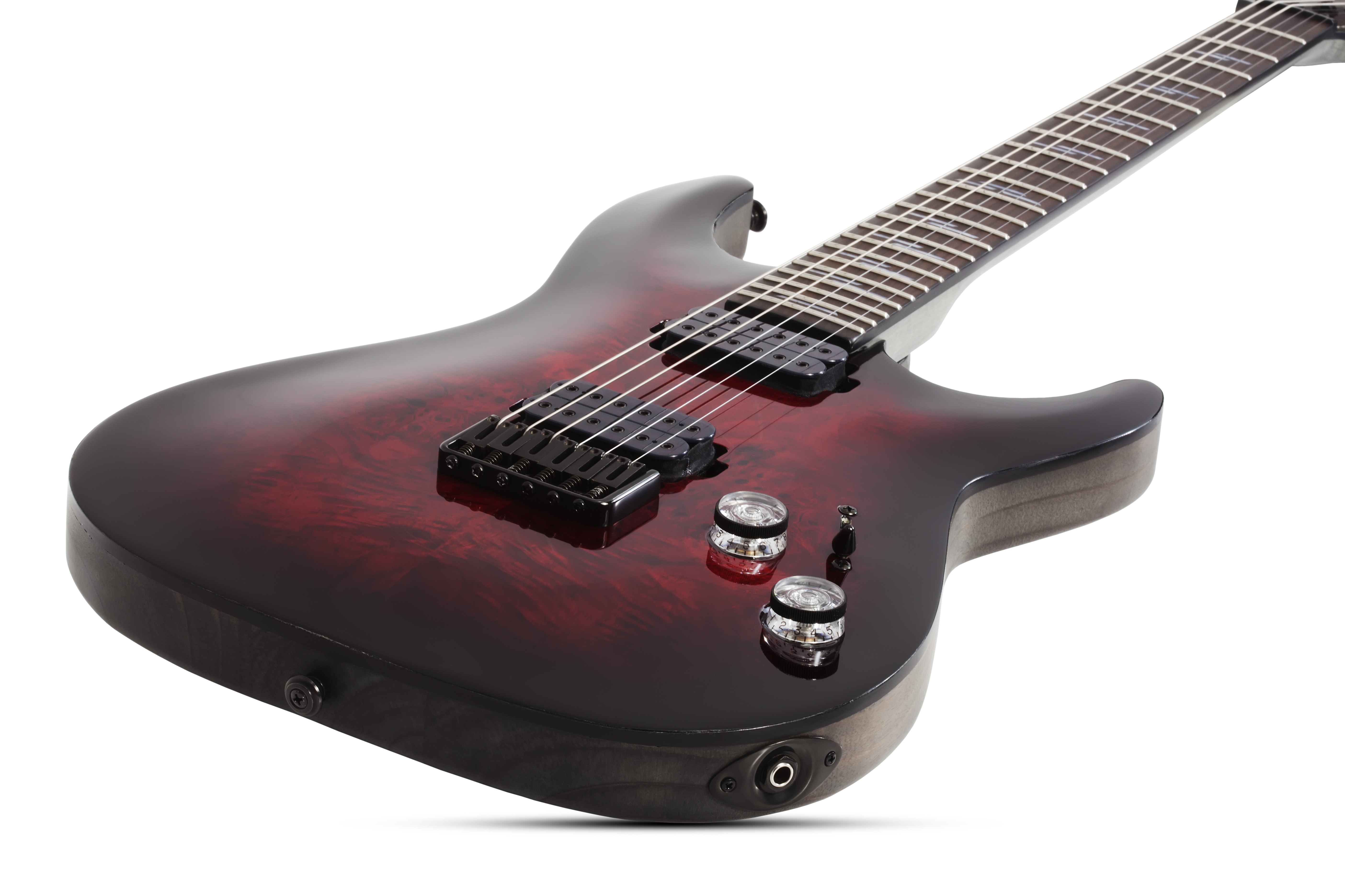 Schecter Omen Elite-6 2h Ht Rw - Black Cherry Burst - Elektrische gitaar in Str-vorm - Variation 1