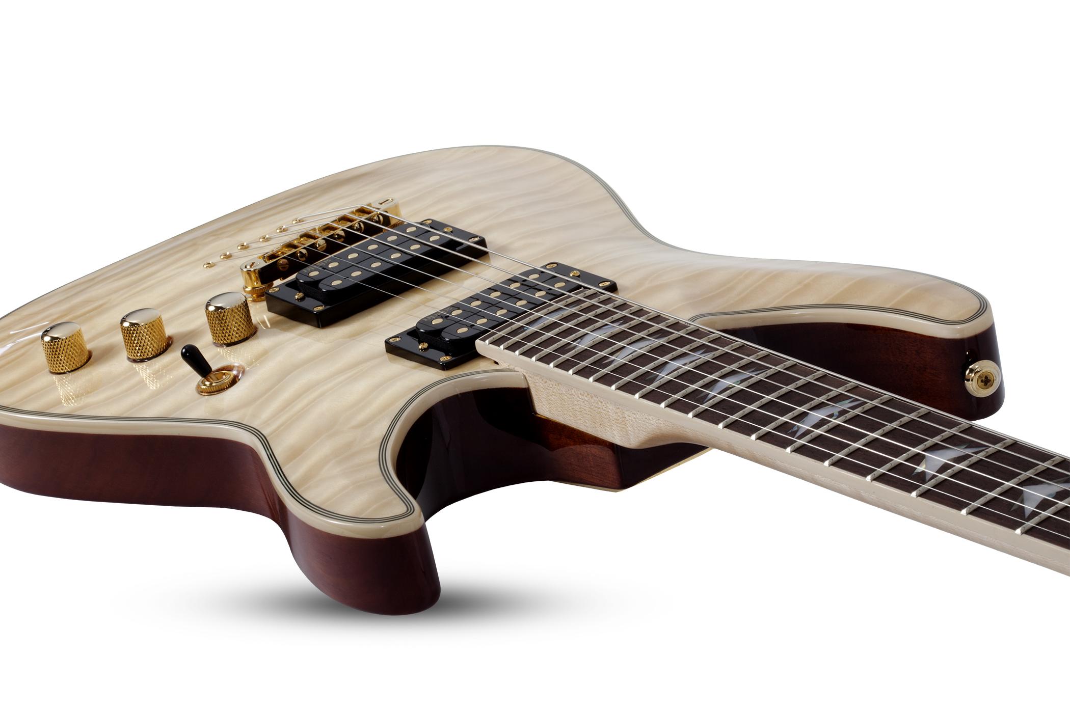 Schecter Omen Extreme-6 2h  Ht Rw - Gloss Natural - Elektrische gitaar in Str-vorm - Variation 2