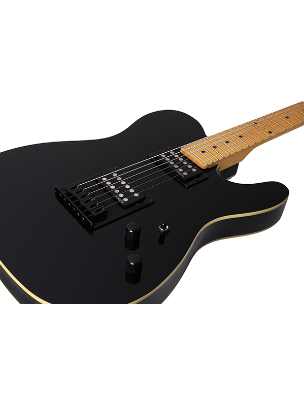 Schecter Pt Mm Hh Ht - Black - Single cut gitaar - Variation 2