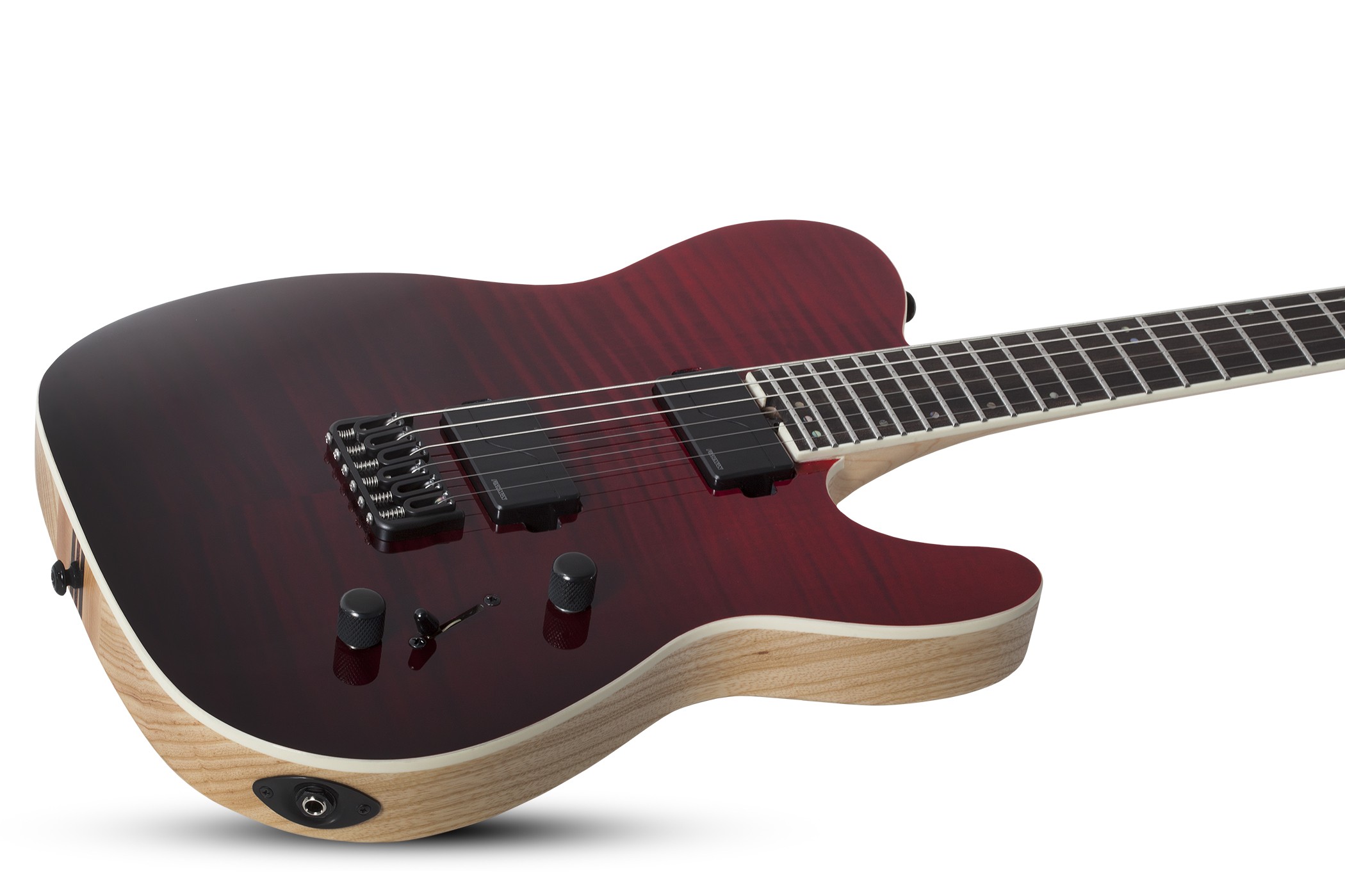 Schecter Pt Sls Elite 2h Fishman Fluence Modern Ht Eb - Blood Burst - Televorm elektrische gitaar - Variation 1