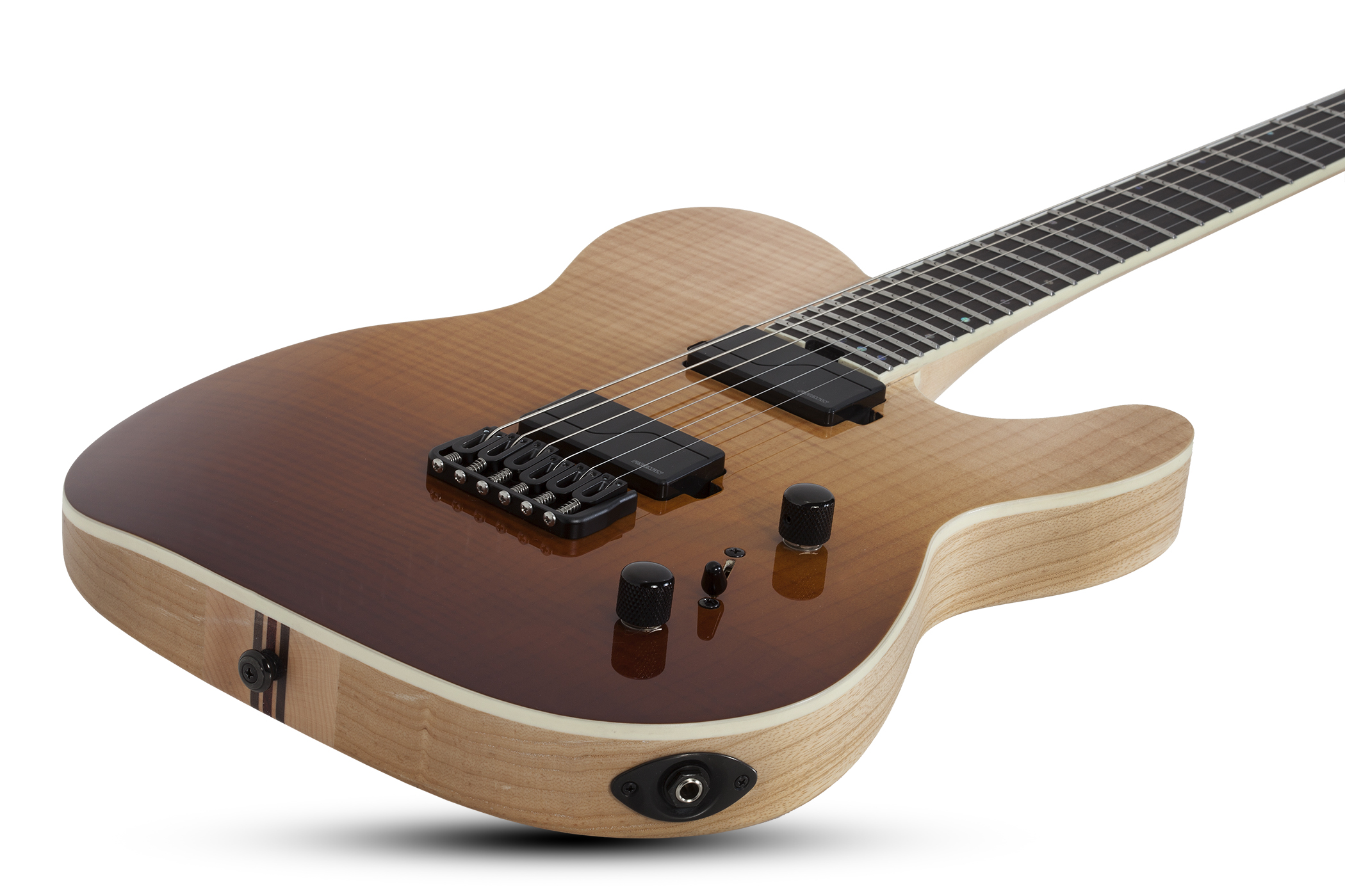 Schecter Pt Sls Elite 2h Fishman Fluence Modern Ht Eb - Antique Fade Burst - Televorm elektrische gitaar - Variation 1