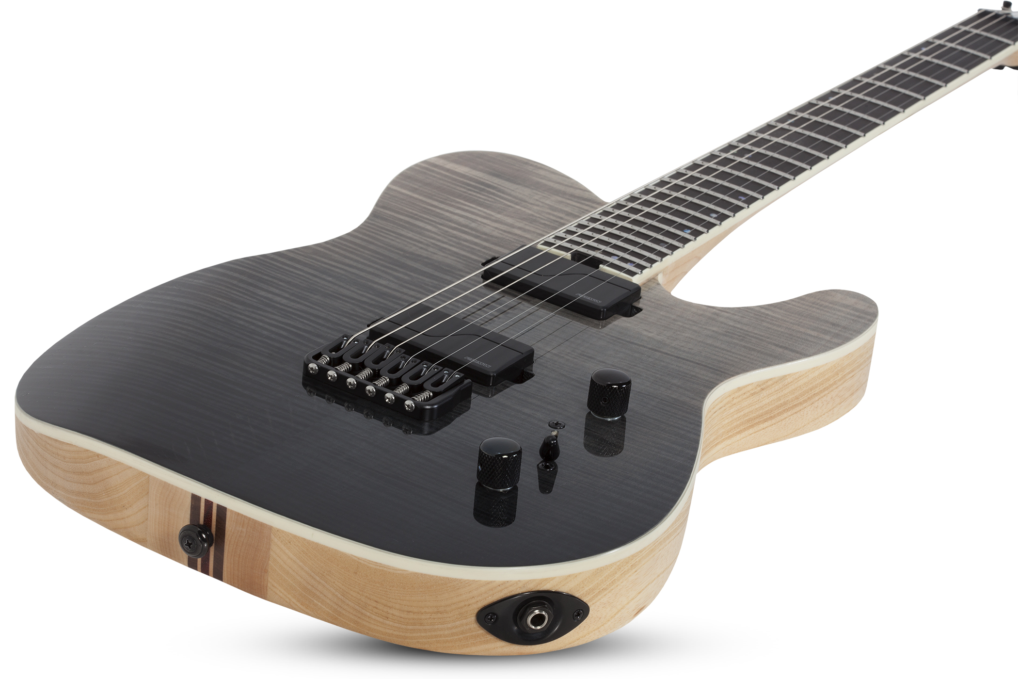 Schecter Pt Sls Elite 2h Fishman Fluence Modern Ht Eb - Black Fade Burst - Televorm elektrische gitaar - Variation 1