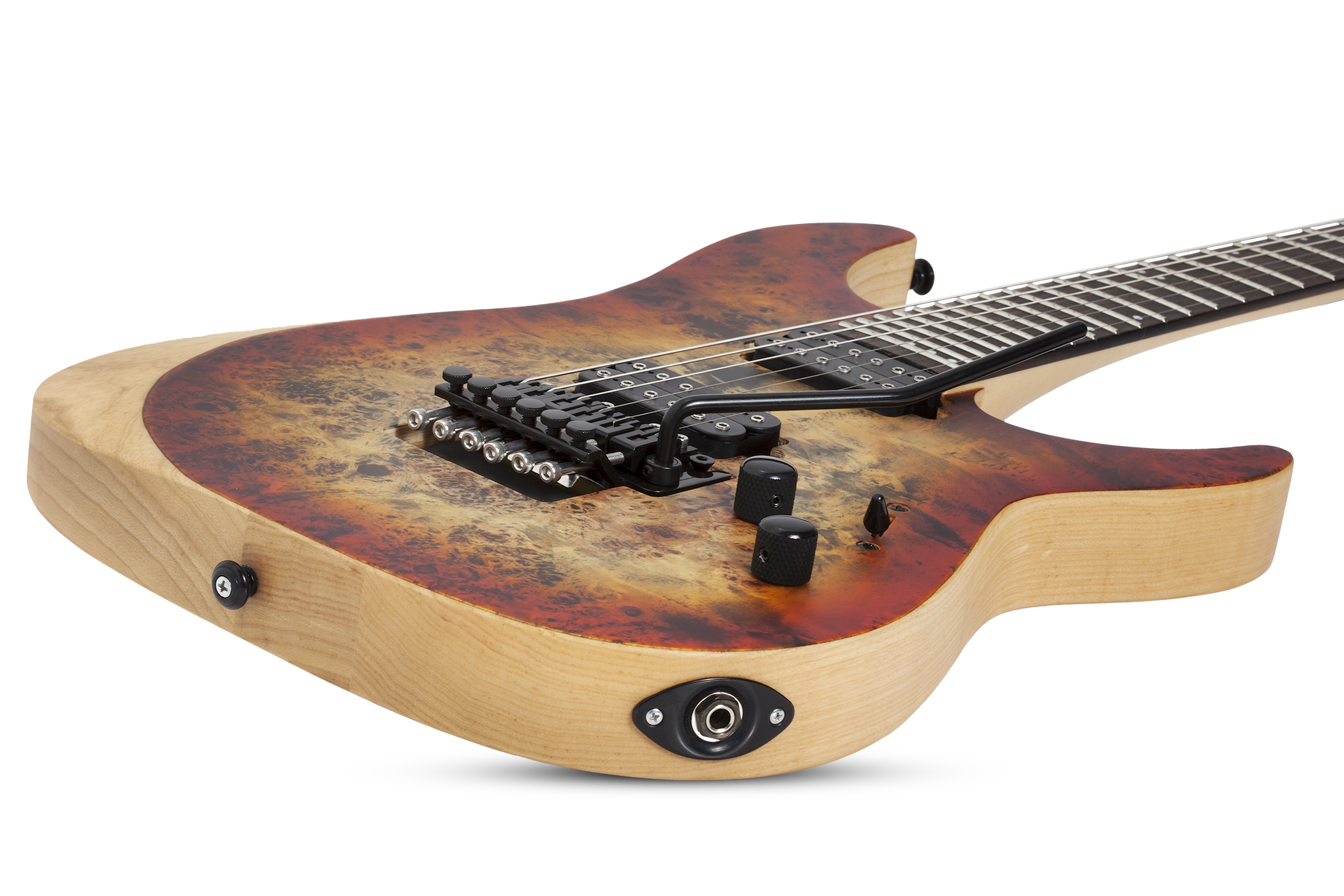 Schecter Reaper-6 Fr 2h Eb - Satin Inferno Burst - Elektrische gitaar in Str-vorm - Variation 1