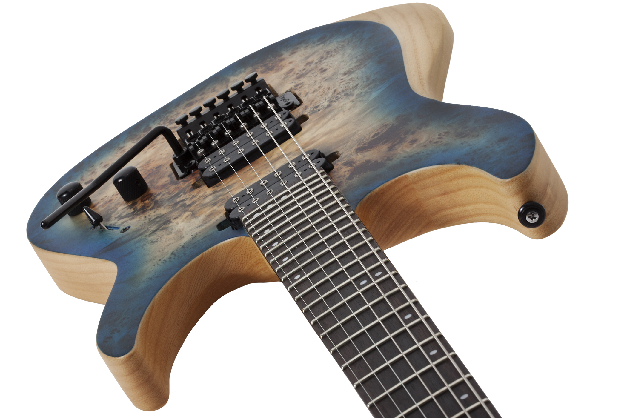 Schecter Reaper-6 Fr 2h Eb - Satin Sky Burst - Elektrische gitaar in Str-vorm - Variation 2