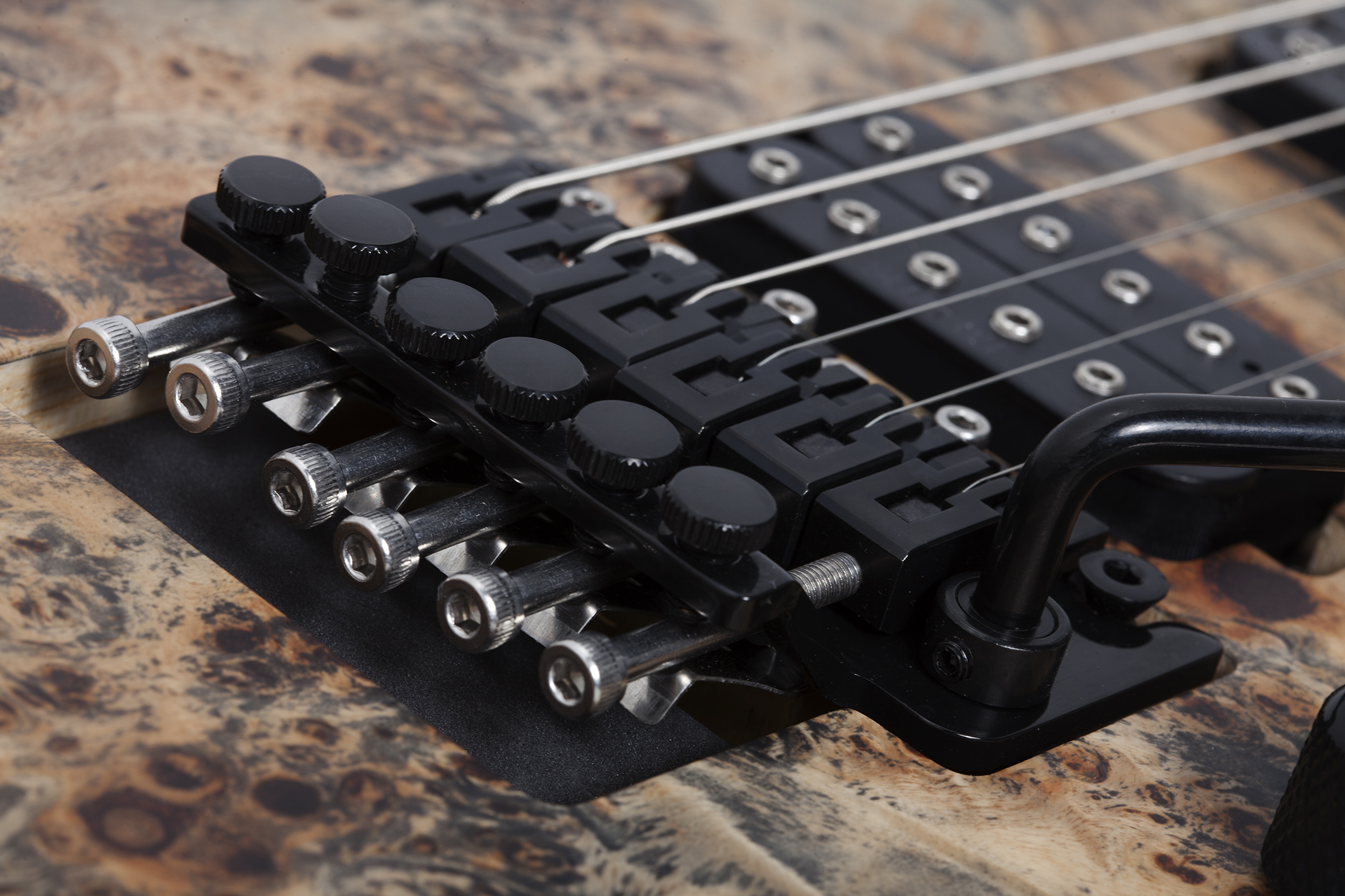 Schecter Reaper-6 Fr 2h Eb - Satin Charcoal Burst - Elektrische gitaar in Str-vorm - Variation 5