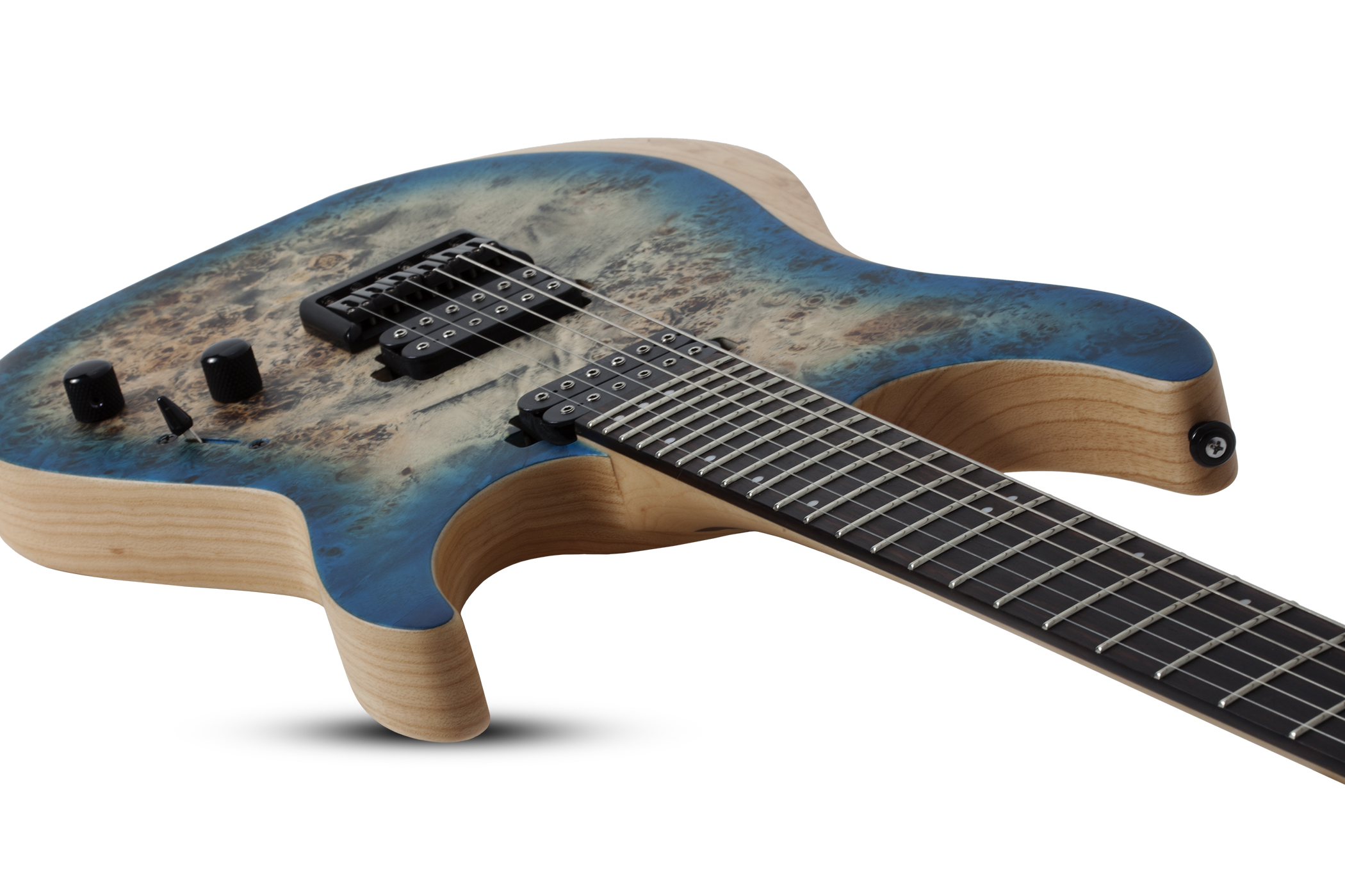 Schecter Reaper-6 2h Ht Eb - Satin Sky Burst - Elektrische gitaar in Str-vorm - Variation 2