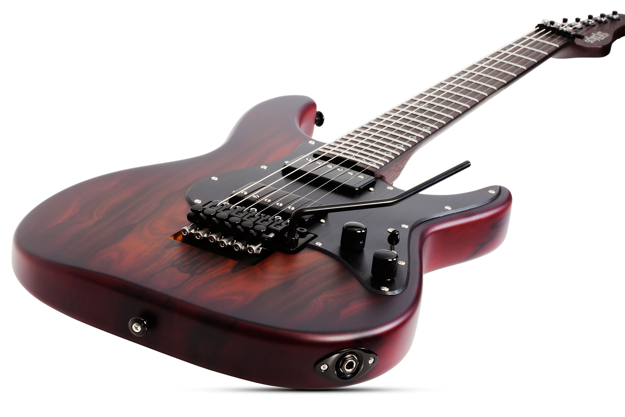 Schecter Sun Valley Super Shredder Exotic Ziricote 2h Fr Eb - Natural - Metalen elektrische gitaar - Variation 1