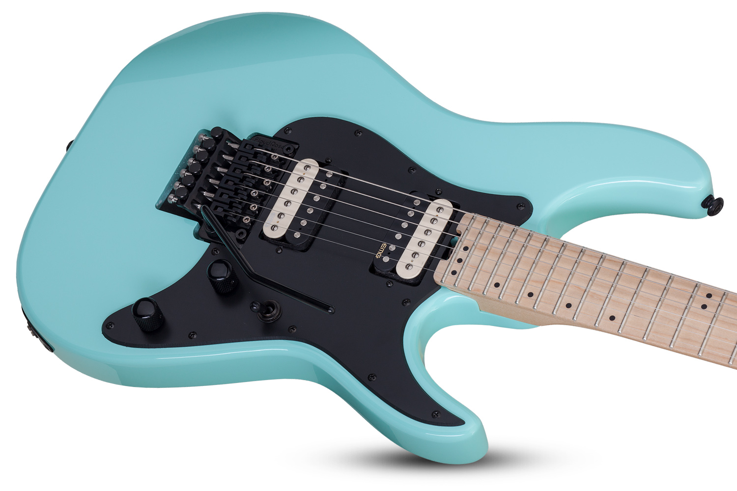 Schecter Sun Valley Super Shredder Fr 2h Emg Mn - Sea Foam Green - Elektrische gitaar in Str-vorm - Variation 2