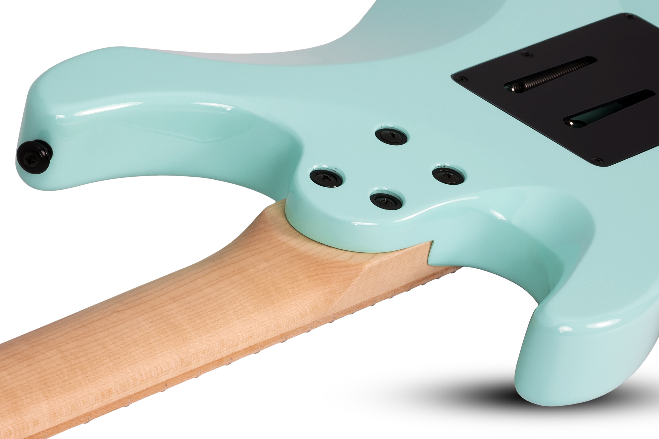 Schecter Sun Valley Super Shredder Fr 2h Emg Mn - Sea Foam Green - Elektrische gitaar in Str-vorm - Variation 4