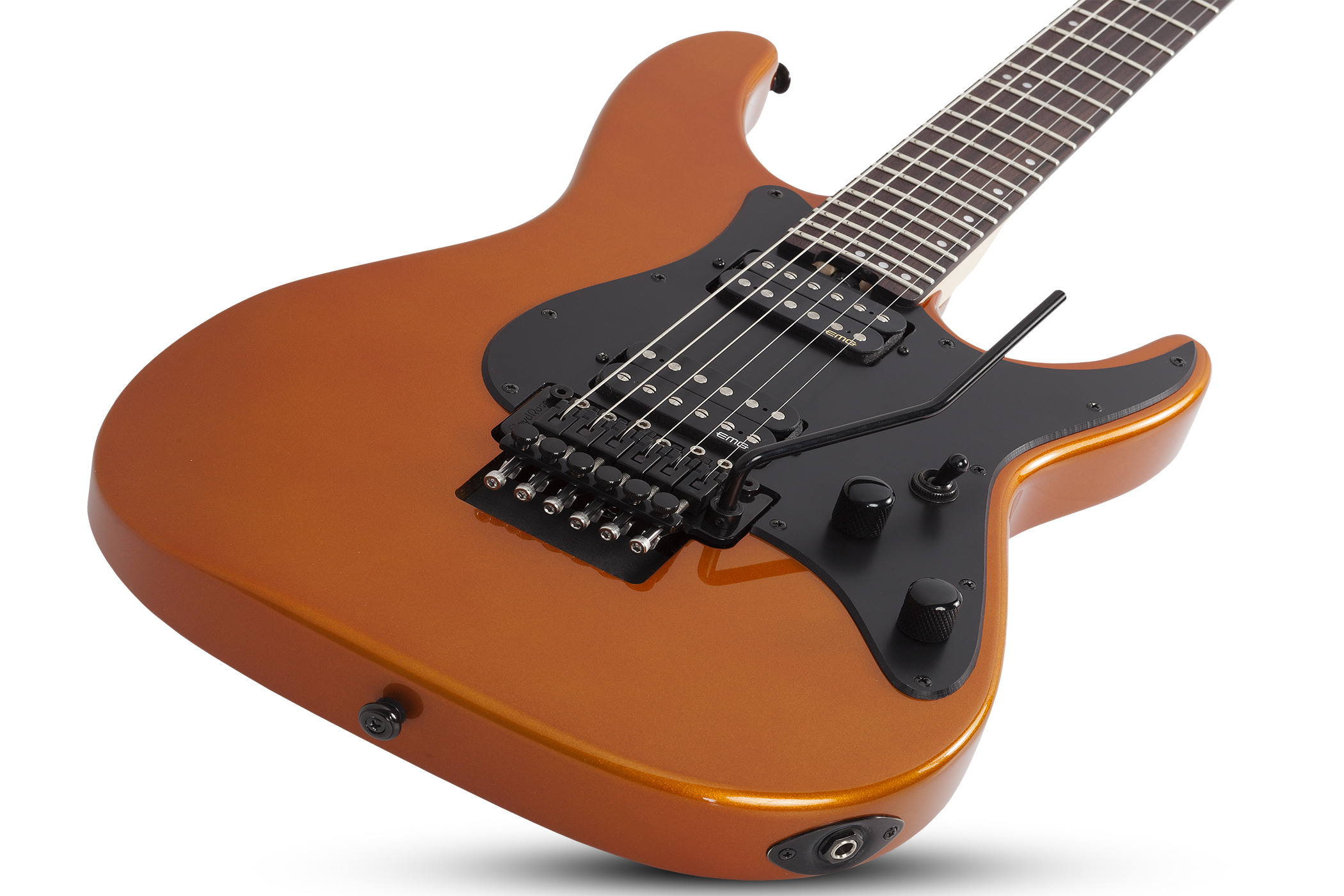 Schecter Sun Valley Super Shredder Fr 2h Emg Rw - Lambo Orange - Televorm elektrische gitaar - Variation 2