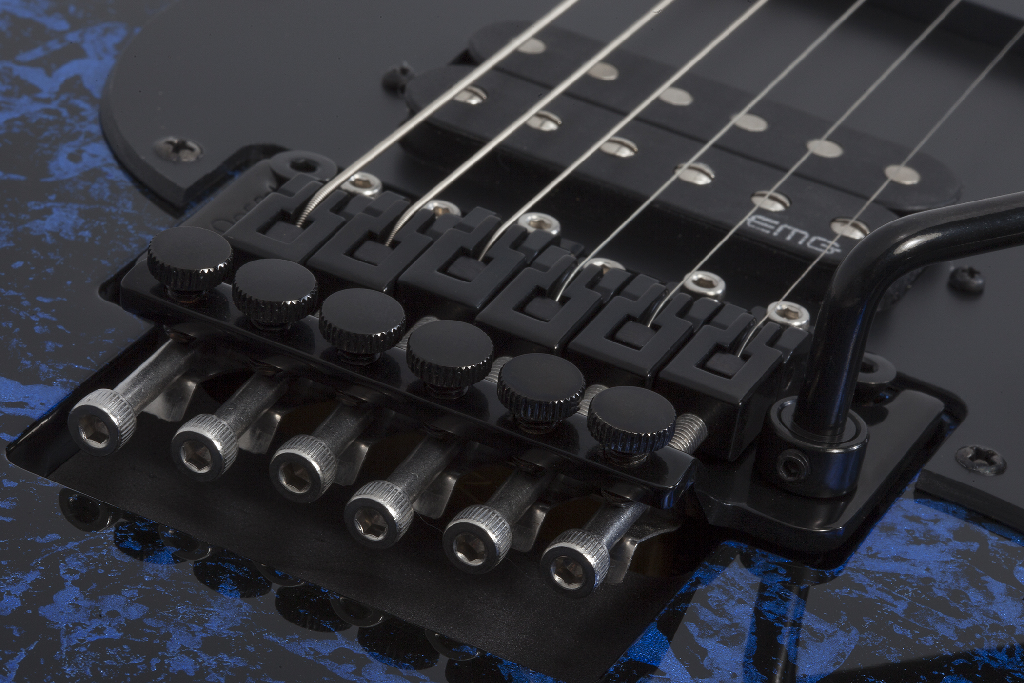 Schecter Sun Valley Super Shredder Fr S 2h Emg Sustainiac Eb - Blue Reign - Metalen elektrische gitaar - Variation 2